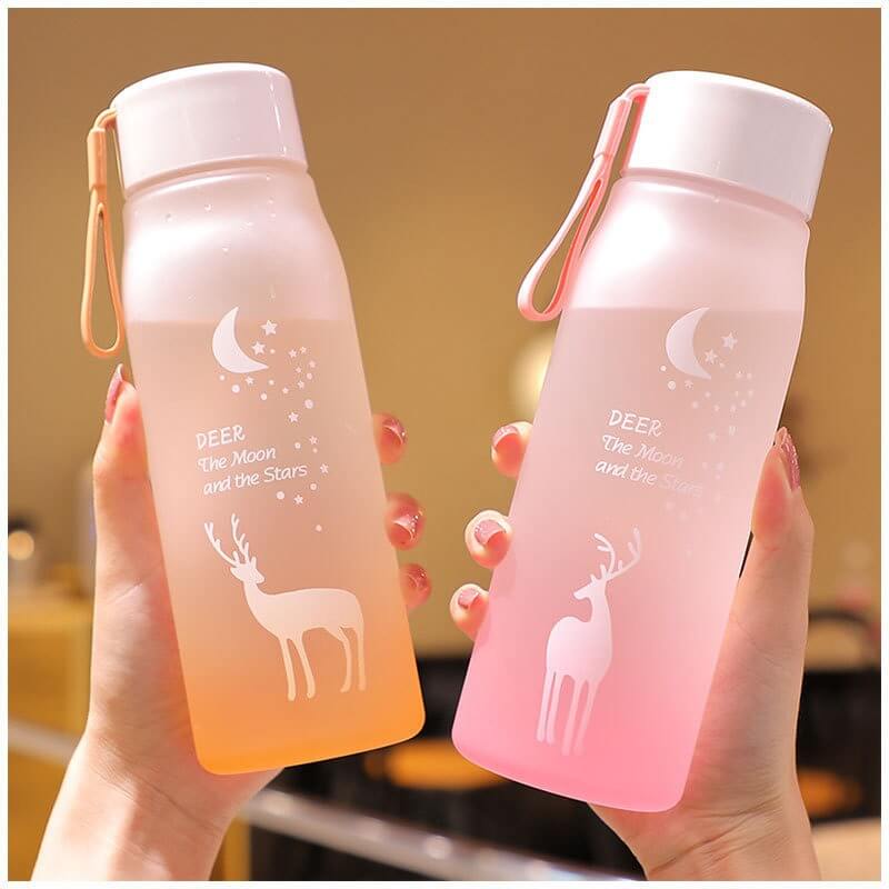 Deer Series Frosted Water Cup Bottle - Minor Fault